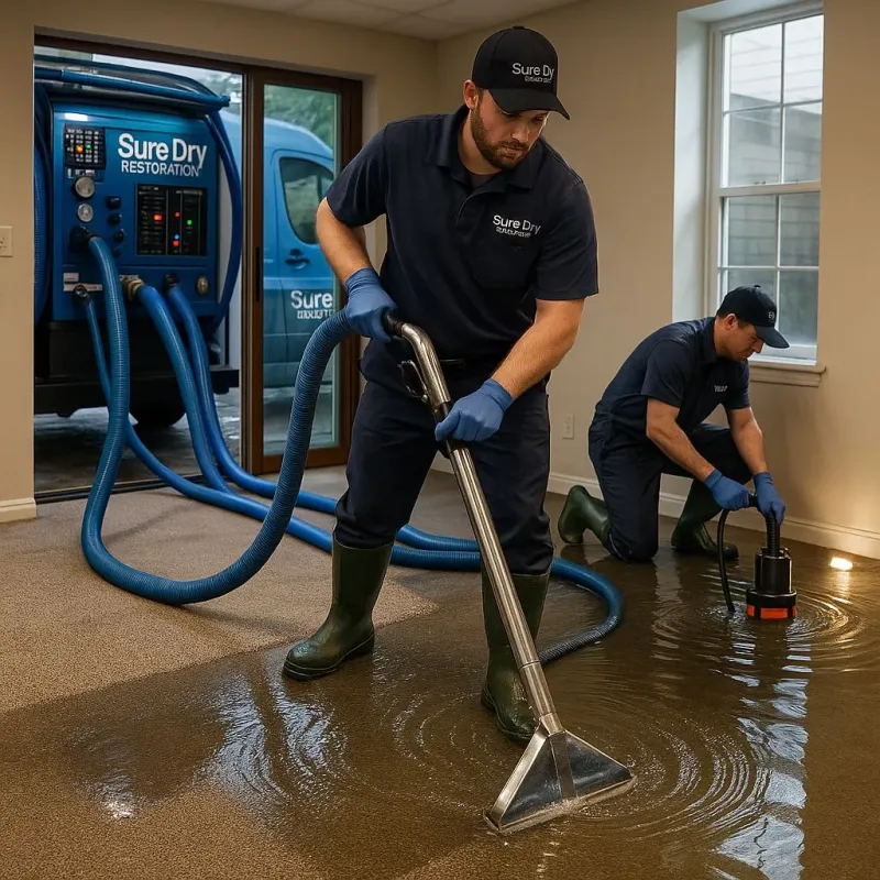Water Extraction and Removal process in Victory Gardens, NJ